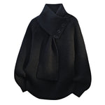 Arlena | Cozy Scarf Neck Sweater