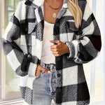 Martin | Stylish Plaid Fleece Jacket