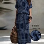 Romantic Vacation Style Printed 2-Piece Set