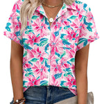 Zeagoo Zeagoo Casual Short Sleeve Button Down Shirt for Women Casual Loose Business Casual 2026 | Under $40