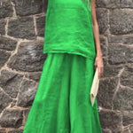 Women's Solid Color Casual Loose Stylish Sleeveless Top Pants Two Piece Suit