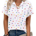 Zeagoo Zeagoo Casual Short Sleeve Button Down Shirt for Women Casual Loose Business Casual 2026 | Under $40