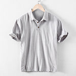 Laurent Linen Polo Shirt