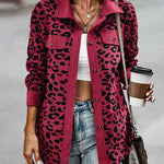 Zeagoo Zeagoo Casual Leopard Print Corduroy Jacket for Women Casual Work Office Loose Fit 2026 | Under $40