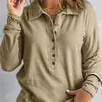 Zeagoo Zeagoo Casual Half Button Collared Knit Henley Shirt for Women Casual Loose Business Casual 2026 | Under $40