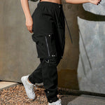 Street Style Casual Multi Pockets Cargo Pants