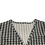 Smart Casual V-neck Puff Sleeves Blouse