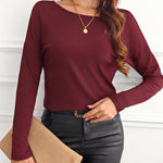 Butterfly Lace Cutout Back Long Sleeve Top