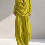 Elevated Casual Minimalism Matching Set