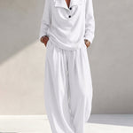 Elevated Casual Minimalism Matching Set