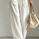 Comfort V-neck Long Sleeves Jumpsuit