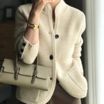 Talyra | Women���s Pure Cashmere Wool Jacket