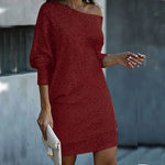 Clara – Sophisticated Textured Knit Dress