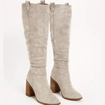 SUEVIRA��� | SUEDE BLOCK HEEL BOOTS