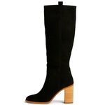 SUEVIRA��� | SUEDE BLOCK HEEL BOOTS