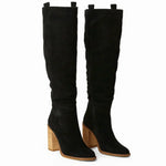 SUEVIRA��� | SUEDE BLOCK HEEL BOOTS