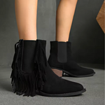 Seraphine | Luxury Fringe Boots