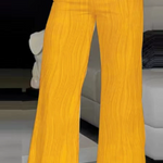 Emma | High-waisted trousers with a crossover design
