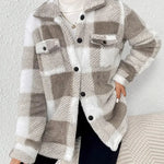 Martin | Chic Plaid Fleece Coat