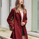 Zeagoo Women's Trench Coats Double-Breasted Coat with Belt