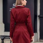 Zeagoo Women's Trench Coats Double-Breasted Coat with Belt
