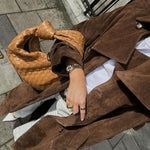 Catalina | Timeless Suede Trench Coat