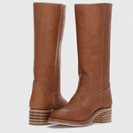 PIPPA | WOMEN'S LEATHER KNEE-HIGH BOOTS WITH HEELS