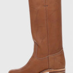 PIPPA | WOMEN'S LEATHER KNEE-HIGH BOOTS WITH HEELS