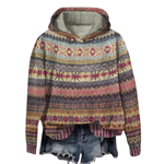 Gaby | Ethnic Retro Hoodie