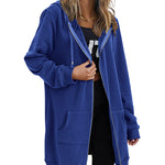 Zeagoo Zip Up Hoodies Long Fleece Jacket