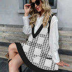 Zeagoo Womens Sweater Vest Dress Pattern Knitted Dress
