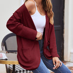 Zeagoo Womens Fall Lightweight Waffle Knit Cardigan