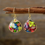 Vacation Bohemian Emperor Stone Drop Drop Earrings