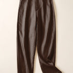 Women's Jacquard PatternTencel and Linen Casual Pants