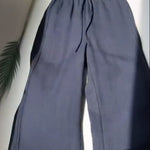 Women'sTencel and Linen Wide-leg Casual Pants