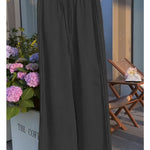 Women'sTencel and Linen Wide-leg Casual Pants