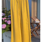 Women'sTencel and Linen Wide-leg Casual Pants