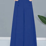 Women's Draped Relaxed Wide-leg Pants
