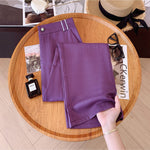 Women's Tencel and Linen Jacquard Pants