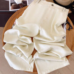 Women's Tencel and Linen Jacquard Pants