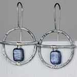 Women's Vintage Hand Wrapped Natural Lapis Lazuli Earrings