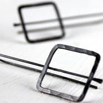 Women's Threaded Geometric Minimalist Drop Earrings Simple