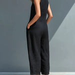 Lotte™ | Minimalist sleeveless jumpsuit
