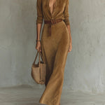 Céleste | Luxe Suede Maxi Dress