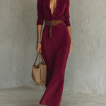 Céleste | Luxe Suede Maxi Dress