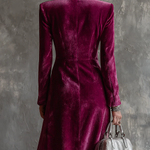 Lunori™ Victoria | Velvet Blazer Dress