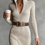 Valoria | Chic Fitted Midi Dress