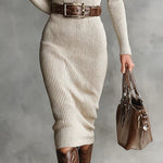 Valoria | Chic Fitted Midi Dress