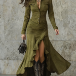 Mira | Retro Ruffle Dress