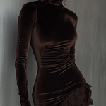 Lunori™ | Chiara Velvet Mini Dress